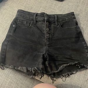 black old navy jean shorts